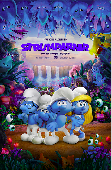 Strumparnir og gleymda þorpið